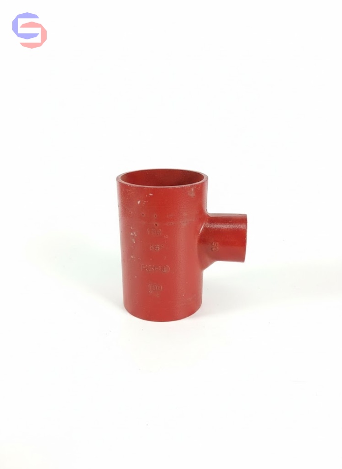 Trójnik Żeliwny 88° DN100/50 SML KZO